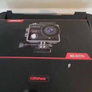 CamPark Action Underwater Camera (Black) With Accesories